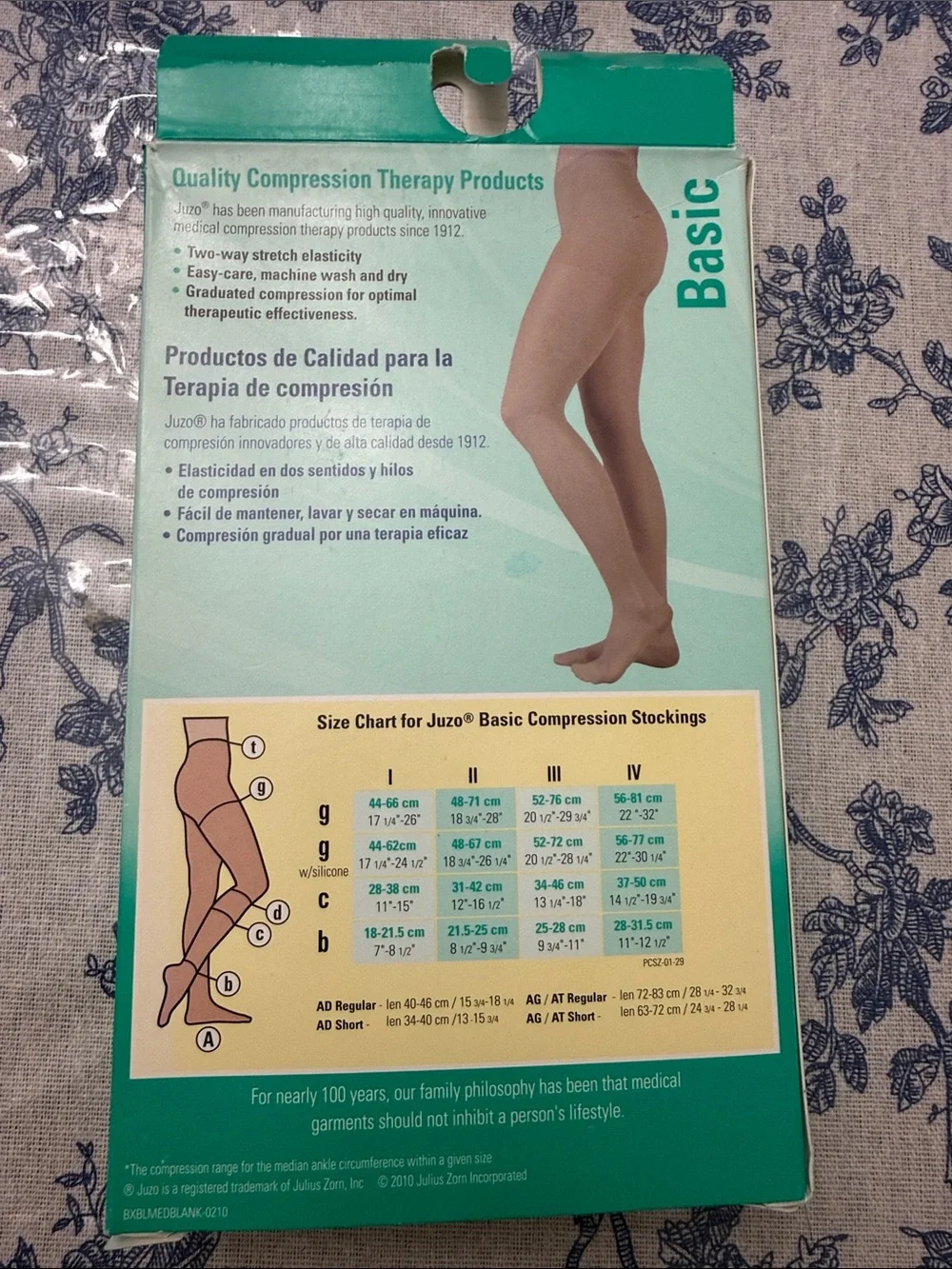 Basic 20-30 mmhg  Black Compression Knee High AD model 4411